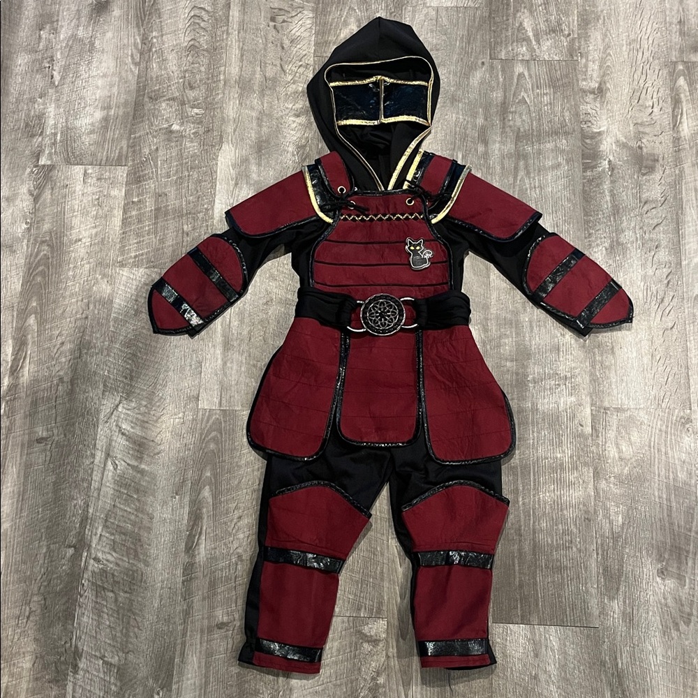 Ninja kids Halloween costume boy 3-4T Warrior Knight